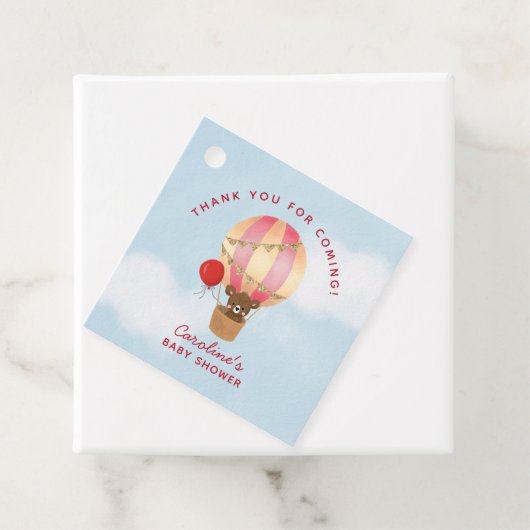 Avontuur Thema Baby shower Meisje Dank U Bedankjes Labels (In situ)