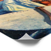 avontuur, tijdschrift, cover, excitement, , retro; poster (Hoek)