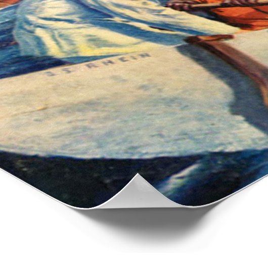 avontuur, tijdschrift, cover, excitement, , retro; poster (Hoek)