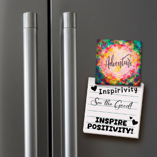 Avontuur  Trendy Fun ONE WORD Inspirivity Magneet