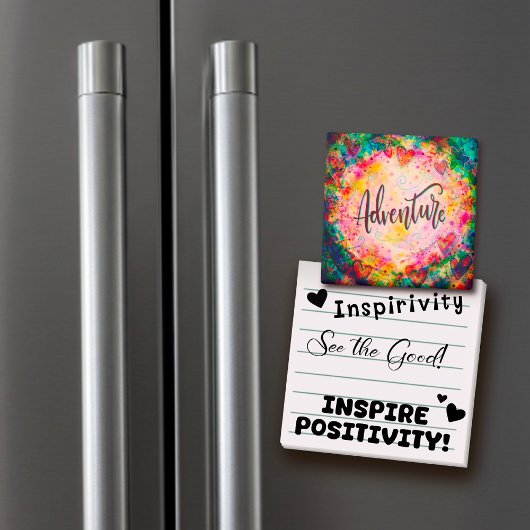 Avontuur  Trendy Fun ONE WORD Inspirivity Magneet
