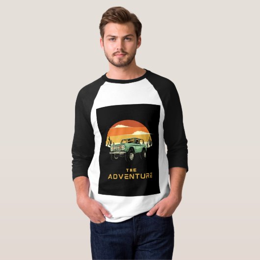Avontuur uw reis t-shirt (Voorkant volledig)