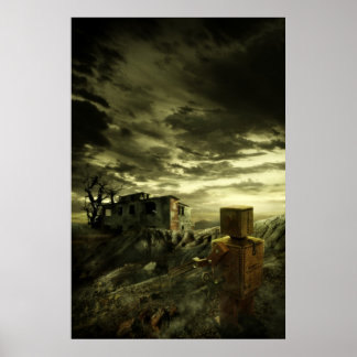 avontuur van de robot poster