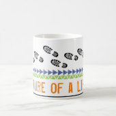 AVONTUUR VAN JE LEVEN Wandelende Slaapzak Voetstap Magische Mok (Center)