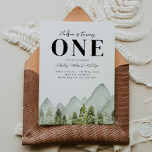 Avontuur Verjaardag uitnodiging | Bergen verjaarda