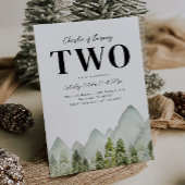 Avontuur Verjaardag uitnodiging | Bergen verjaarda