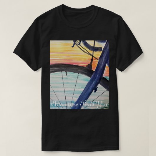 Avontuur Vindt U T-shirt (Design voorkant)