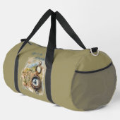 Avontuur Vintage Kompas Gym Reis Duffle Tas (Rechterhoek)