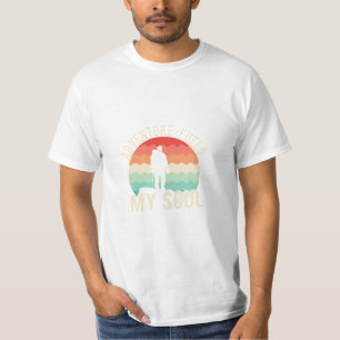 Avontuur voedt mijn ziel - dwalen, verkennen, herh t-shirt