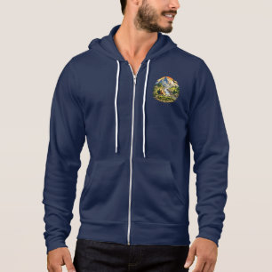 Avontuur voelt goed aan kust ritssluiting hoodie N