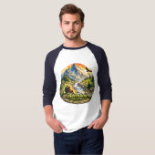 Avontuur voelt goed Coastal Raglan Shirt NL (Voorkant volledig)