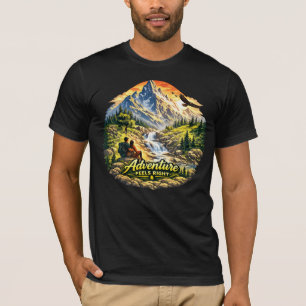 Avontuur voelt goed Eiland Zomer T-shirt USA