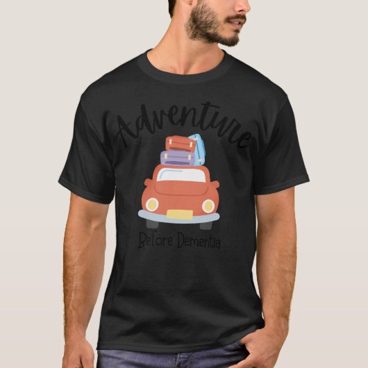 Avontuur voor dementie (auto) t-shirt (Voorkant)