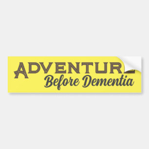 Avontuur voor dementie Bumpersticker