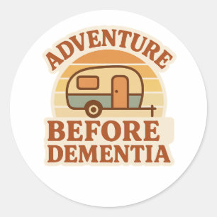 Avontuur Voor Dementie Caravan Sticker
