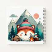 Avontuur Vos - Winter Kamperen Knus Notitieboek (Achterkant)