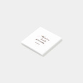 Avontuur wacht 1e verjaardag naam datum planeretro post-it® notes (Schuin)