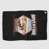 Avontuur wacht - Alpaca Llama Travel Golfhanddoek (Horizontaal)