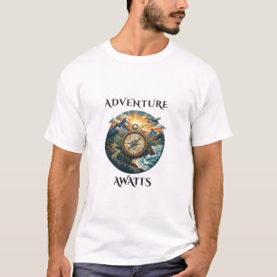 Avontuur Wacht Avontuur Ontwerp T-shirt
