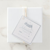 "Avontuur wacht"! Avontuur thema baby shower Bedankjes Labels (Met doos)