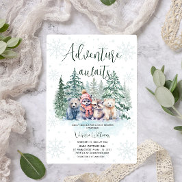 Avontuur Wacht Babyborrel Winterbosdieren Kaart
