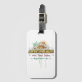 Avontuur wacht bagagelabel (Voorkant (verticaal))