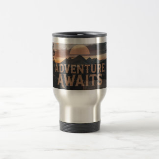 Avontuur wacht berg reis tumbler – Ruw Reisbeker