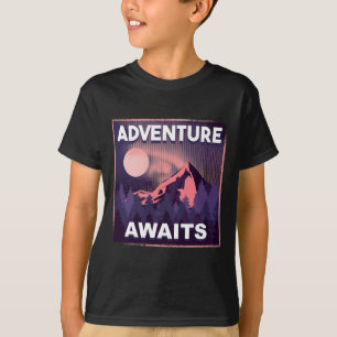 Avontuur wacht bergbeklimmen buiten wandelen t-shirt