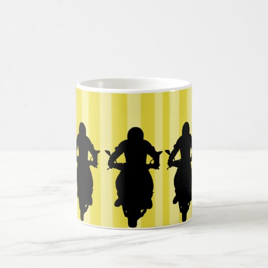 Avontuur wacht: Bike Rider Outdoor Sports Koffiemok (Center)