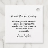 Avontuur wacht, blauw bedankjes labels (Achterkant)