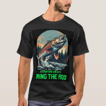Avontuur wacht. Breng het hengsel Tshirt