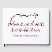 Avontuur wacht bruidsfeest voeg naam toe pijl gehu gastenboek (Voorkant)