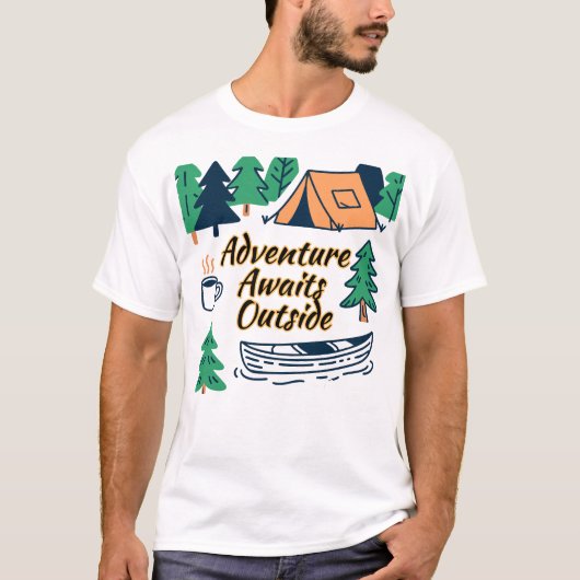 Avontuur wacht buiten t-shirt (Voorkant)