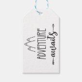 Avontuur wacht cadeaulabel (Voorkant)