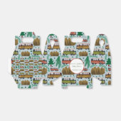 Avontuur wacht: Camper Baby Boy Shower Bedankdoosjes (Uitgevouwen)