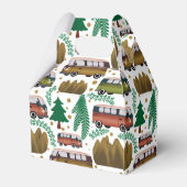 Avontuur wacht: Camper Neutral Baby shower Bedankdoosjes (Achterkant)