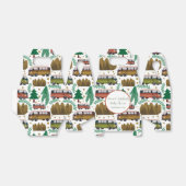 Avontuur wacht: Camper Neutral Baby shower Bedankdoosjes (Uitgevouwen)