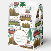 Avontuur wacht: Camper Neutral Baby shower Bedankdoosjes (Geopend)