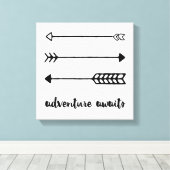 Avontuur wacht Canvas Afdruk (Insitu (Houten vloer))