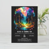 Avontuur wacht Chic in de Bossen Verjaardag Kaart (Staand voorkant)