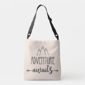 Avontuur wacht crossbody tas (Achterkant)