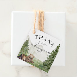 Avontuur wacht Genderneutraal Baby shower Bedankjes Labels