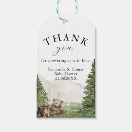 Avontuur wacht Genderneutraal Baby shower Cadeaulabel