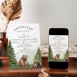 Avontuur wacht Genderneutraal Baby shower Kaart