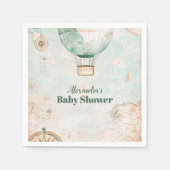 Avontuur wacht Genderneutraal Baby shower Servet (Voorkant)