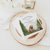 Avontuur wacht Genderneutraal Baby shower Servet