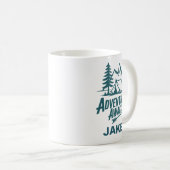 Avontuur Wacht Gepersonaliseerde Camping Koffie Koffiemok (Voorkant rechts)