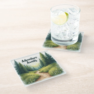 Avontuur Wacht Glas Coaster Glazen Onderzetter