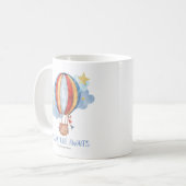 Avontuur Wacht Heet Lucht Ballon  Koffiemok (Voorkant links)