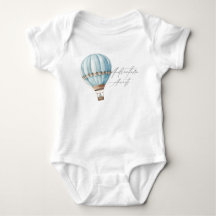 Avontuur Wacht Heet Luchtballon Jongen Baby Borrel